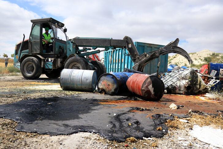 Konya'da kimyasal atıkları araziye bırakan şüphelilere 38,5 milyon lira ceza kesildi G4