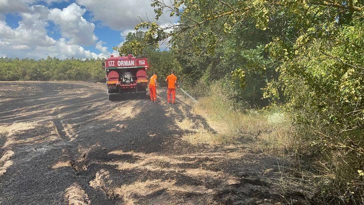 Kırklareli'nde ormanlık alanda çıkan yangın söndürüldü G3