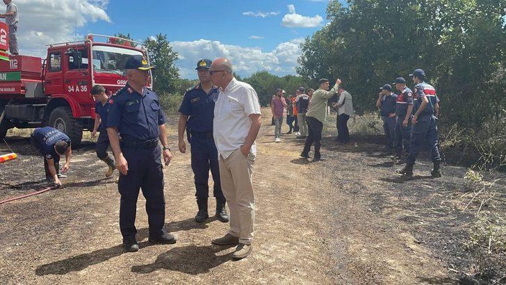 Kırklareli'nde ormanlık alanda çıkan yangın söndürüldü G5