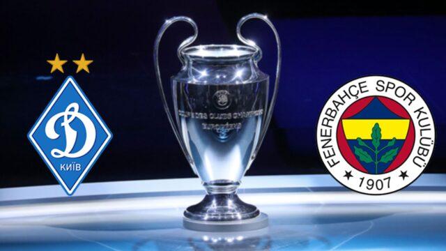 Dinamo Kiev Fenerbahçe maçı canlı izle! Dinamo Kiev Fenerbahçe şampiyonlar ligi maçı saat kaçta, hangi kanalda?