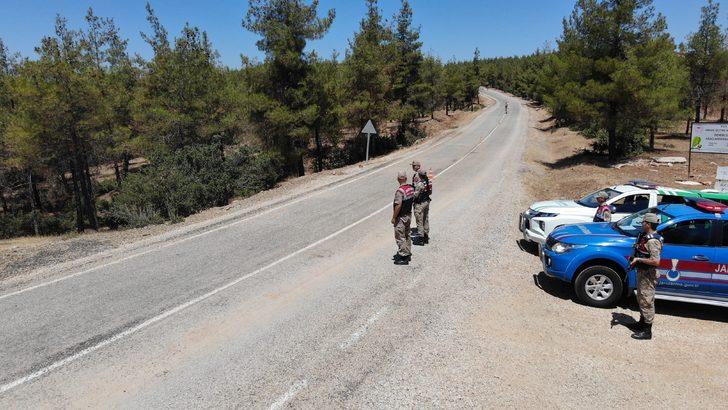 Kilis'te jandarma ekipleri orman yangınlarına karşı devriye görevi yapıyor G3