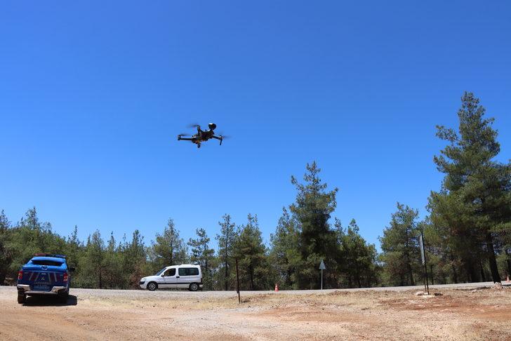 Kilis'te jandarma ekipleri orman yangınlarına karşı devriye görevi yapıyor G5