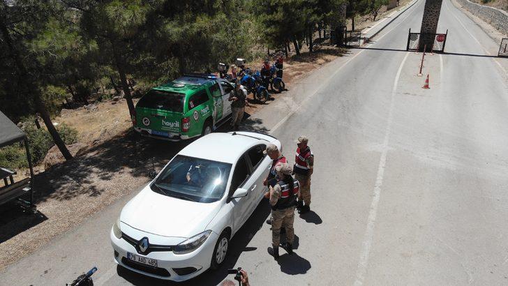 Kilis'te jandarma ekipleri orman yangınlarına karşı devriye görevi yapıyor G4