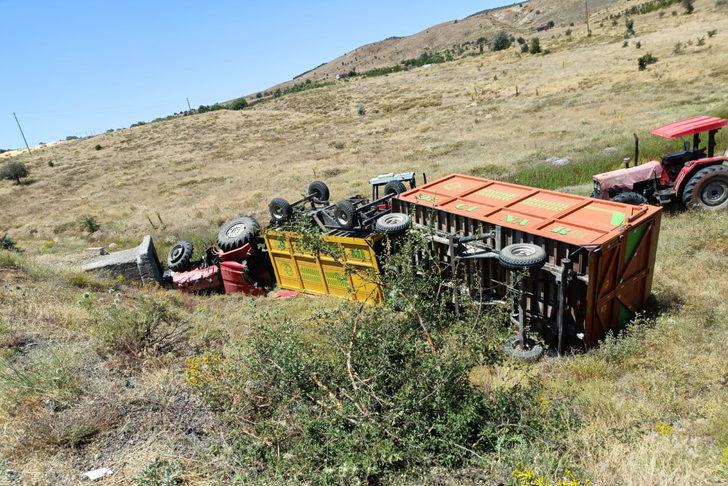 Elazığ'da devrilen traktörün altında kalan genç öldü G4