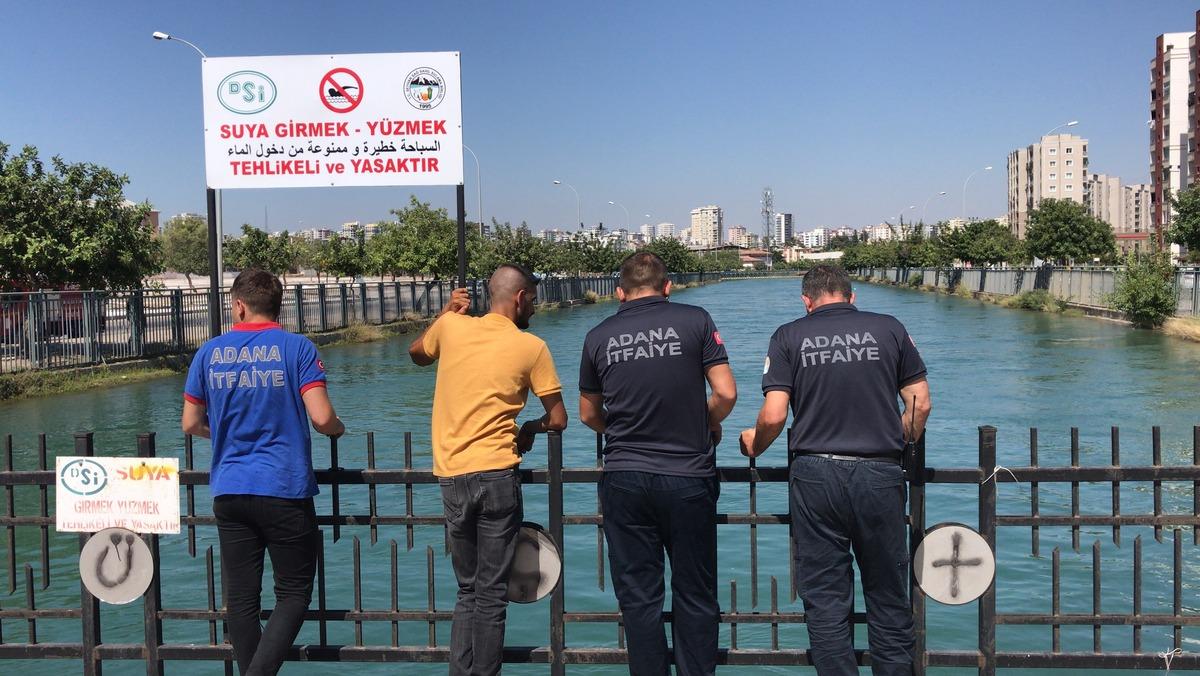 Adana'da sulama kanalına giren kişi kayboldu