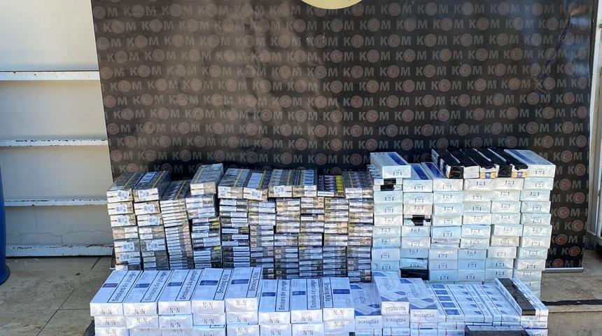 Hatay'da 9 bin 250 paket kaçak sigara ele geçirildi