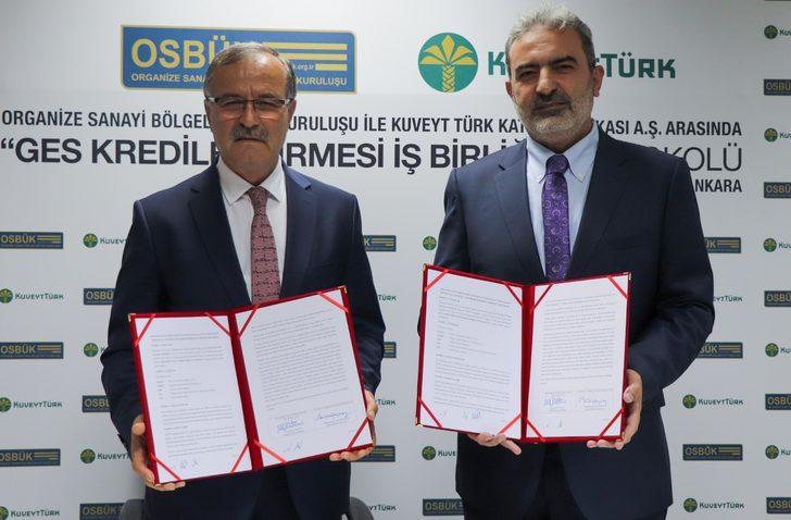 OSBÜK ile Kuveyt Türk, OSB'lerde GES yatırımlarının finansmanı için protokol imzaladı G3