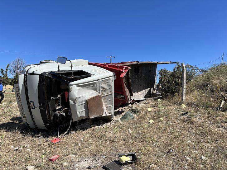Kütahya'da freni boşalan kamyondan atlayan 1 kişi öldü, 1 kişi yaralandı G2