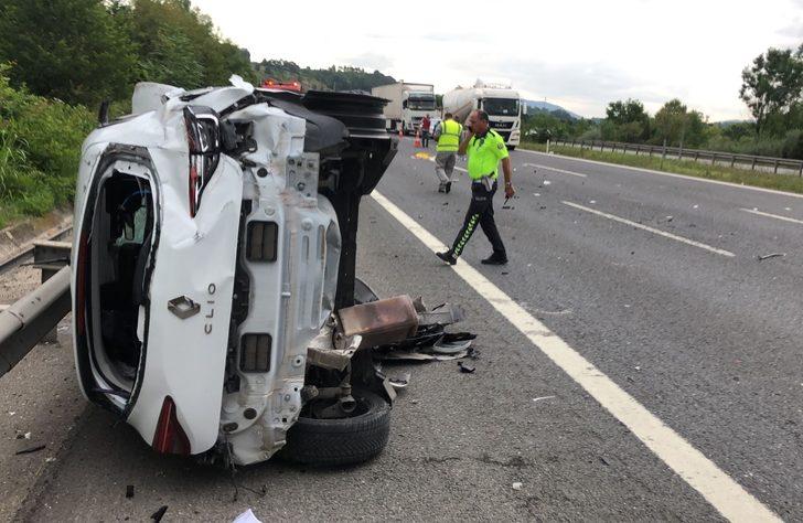 Sakarya'da meydana gelen trafik kazalarında 4 kişi yaralandı G5