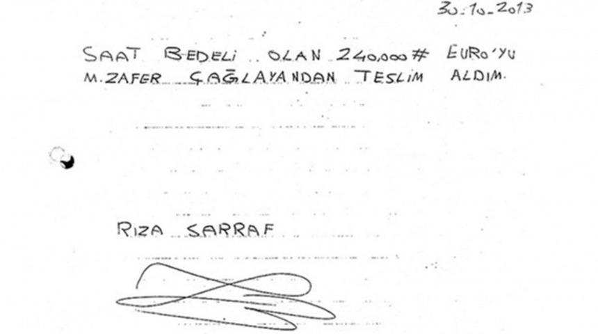 Saatin belgesi raporda