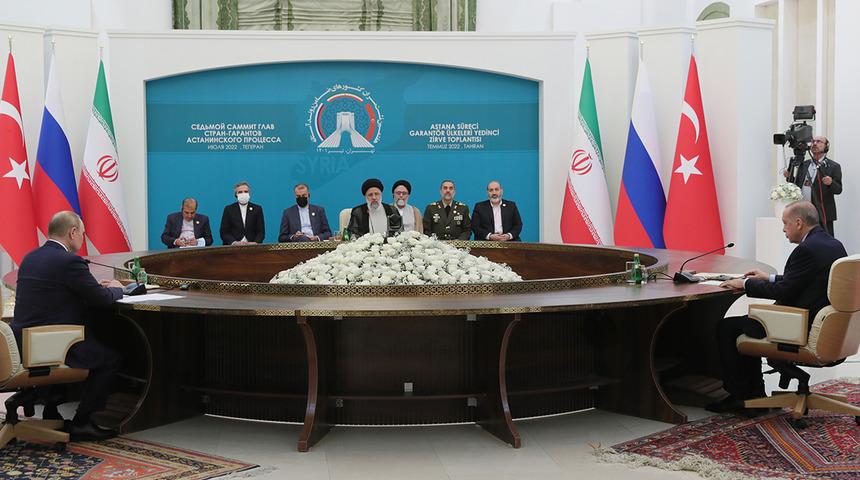 Erdoğan, Putin ve Reisi zirvesi gerçekleşti! Cumhurbaşkanı Erdoğan'dan net mesaj: Söküp atacağız