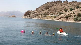 Van'da 1. Van Denizi Yüzme Festivali devam ediyor