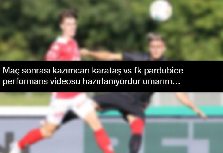 Son dakika Galatasaray haberi: Kazımcan Karataş Pardubice maçında taraftarı mest etti! "Beşiktaş'a iyi ki çalım atmışız" G5