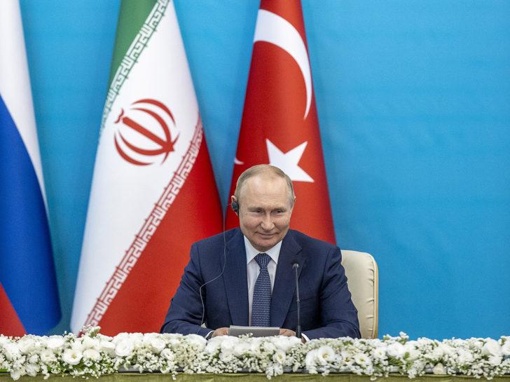 Cumhurbaşkanı Erdoğan, Türkiye-İran-Rusya Üçlü Zirvesi sonrası ortak basın toplantısında konuştu: G2