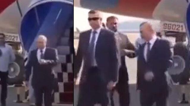 Putin'in yürüyüşü olay oldu! Dünya bu görüntüyü konuşuyor: Ölümcül kanser mi?