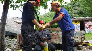 Sakarya'da kurulan arama kurtarma ekibi SABAK olası afetlerde görev alacak