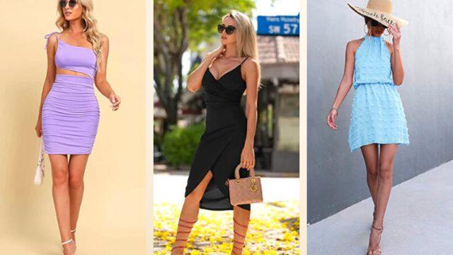 Yaz düğünlerinde giymek için Amazon'dan alabileceğiniz hem şık hem kullanışlı elbise çeşitleri