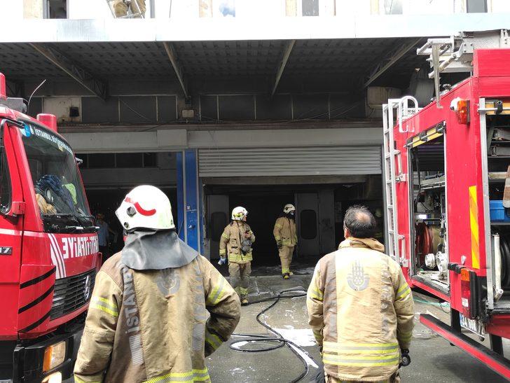 Şişli'de iş yerinde çıkan yangın söndürüldü G2