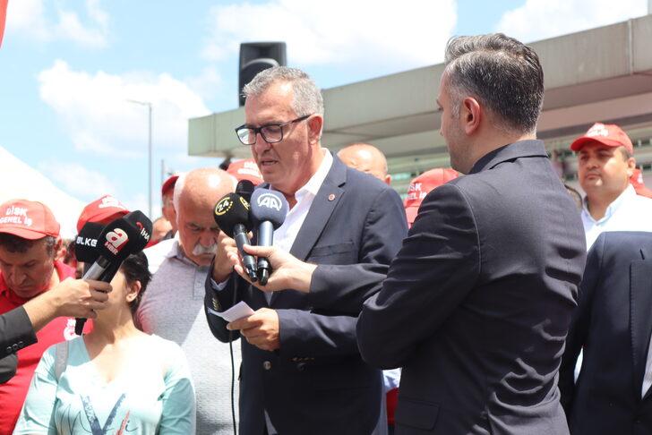 Sarıyer Belediyesinde grev yapan işçilere destek G1