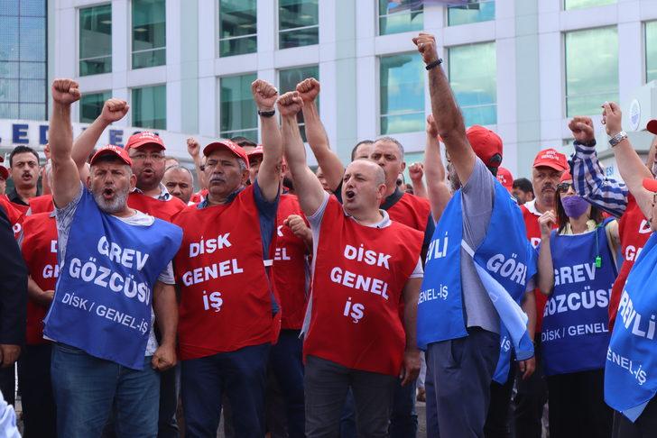 Sarıyer Belediyesinde grev yapan işçilere destek G4