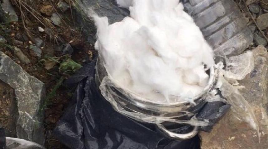 D&uuml;d&uuml;kl&uuml; tencerede 4,5 kiloluk bomba