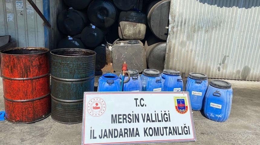 Mersin'de kaçak akaryakıt operasyonunda 5 şüpheli yakalandı