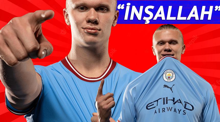 Haaland şimdiden City'nin sahiplerinin gözüne girdi! Yaptığı paylaşım beğeni topladı! ''İnşallah....'''