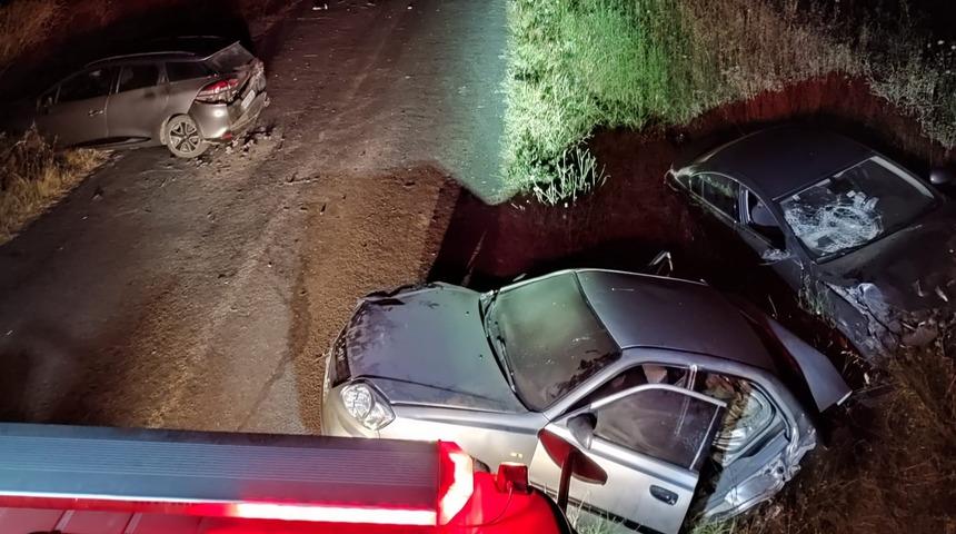 Tekirdağ'da düğün yemeğinden dönen araçlar kaza yaptı 1 kişi öldü