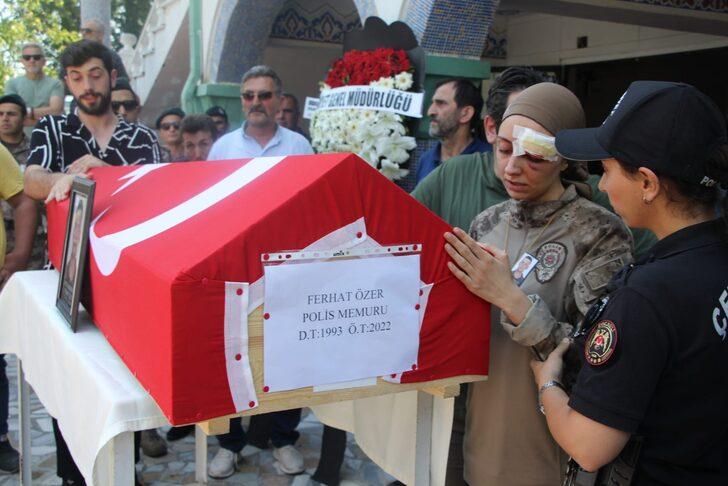 Trafik kazasında hayatını kaybeden özel harekat polisi son yolculuğuna uğurlandı G1