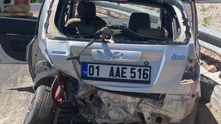 Konya'da iki otomobilin çarpışması sonucu 5 kişi yaralandı