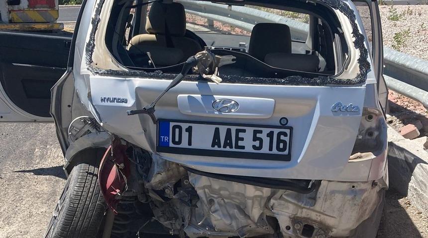 Konya'da iki otomobilin çarpışması sonucu 5 kişi yaralandı