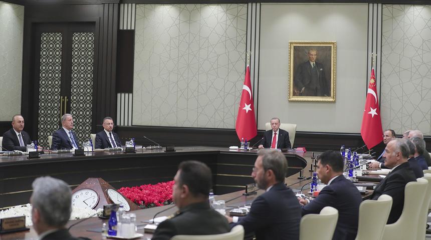 Son dakika: Cumhurbaşkanı Erdoğan başkanlığında toplanan Milli Güvenlik Kurulu (MGK) toplantısı sona erdi! Kritik bildiride 'Yunanistan' mesajı