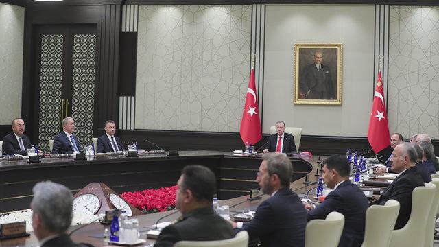 Son dakika: Cumhurbaşkanı Erdoğan başkanlığında toplanan Milli Güvenlik Kurulu (MGK) toplantısı sona erdi! Kritik bildiride 'Yunanistan' mesajı