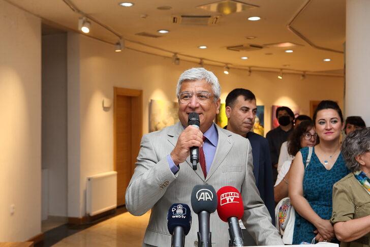 Çorum'da 21 ressam karma resim sergisi açtı G4