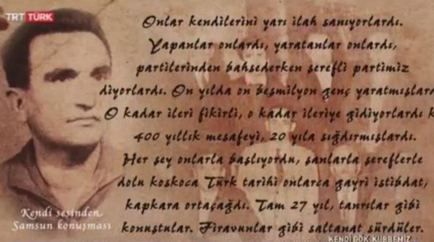 TRT ekranlarında Atatürk'e şok hakaret
