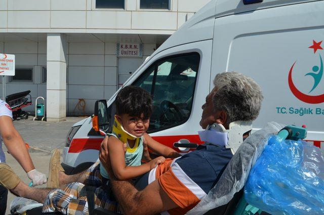 Aksaray'da otomobilin devrilmesi sonucu 5 kişi yaralandı