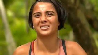 Survivor Sabriye Şengül mini elbisesiyle poz verdi! Alev aldı buralar