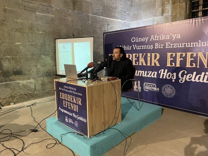 Erzurum'da Türk-İslam alimi Ebubekir Efendi'yi konu alan panel düzenlendi G3