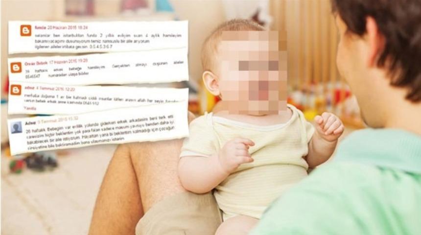 İnternette satılık 'anne karnında bebek'