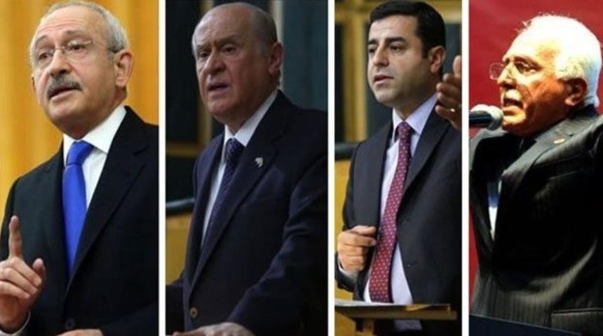 Liderlerden açıklamalar ve program iptalleri