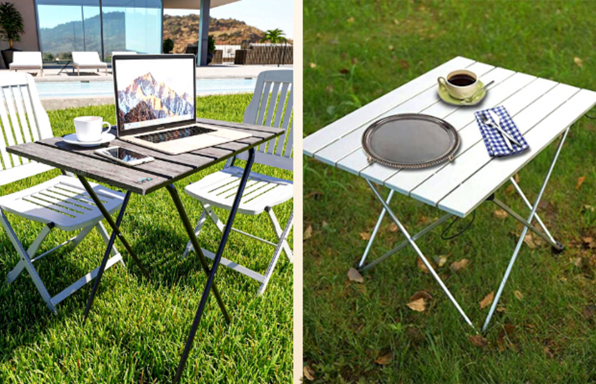 Büyük masalarla uğraşmak yerine pratik çözümler isteyenler için katlanabilir masa modelleri