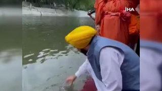 Ülke bu olayı konuşuyor! Nehrin temiz olduğunu göstermek isteyen Başbakan hastanelik oldu