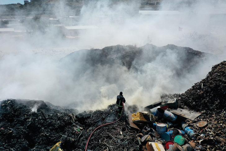 Bursa'da geri dönüşüm tesisinde çıkan yangın söndürüldü G1