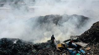 Bursa'da geri dönüşüm tesisinde çıkan yangın söndürüldü