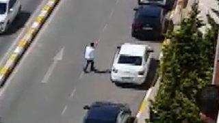 Düğün salonunu kurşun yağmuruna tuttu! Korku dolu anlar kamerada