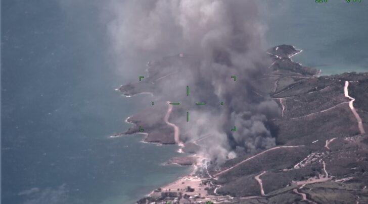 GÜNCELLEME - İzmir'de çıkan orman yangınlarına müdahale ediliyor G2