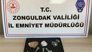 Zonguldak'ta uyuşturucu operasyonunda 2 şüpheli tutuklandı