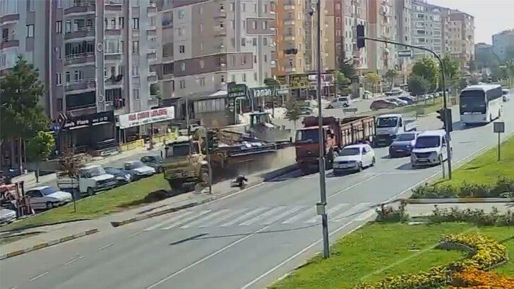 GÜNCELLEME - Çorum'da freni patlayan vincin kaldırımda çarptığı iki yaya hayatını kaybetti G3
