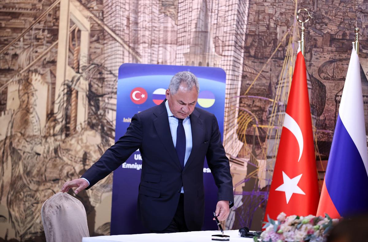 Cumhurbaşkanı Erdoğan, Tahıl Sevkiyatı Anlaşması imza t&ouml;reninde konuştu: