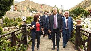 TESK Genel Başkanı Palandöken, Gümüşhane'de esnafı ziyaret etti